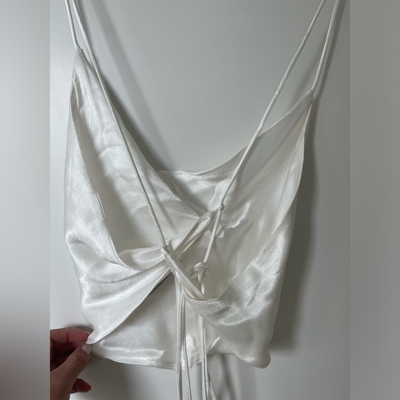 White satin effect top size XS - Picture 1 of 5